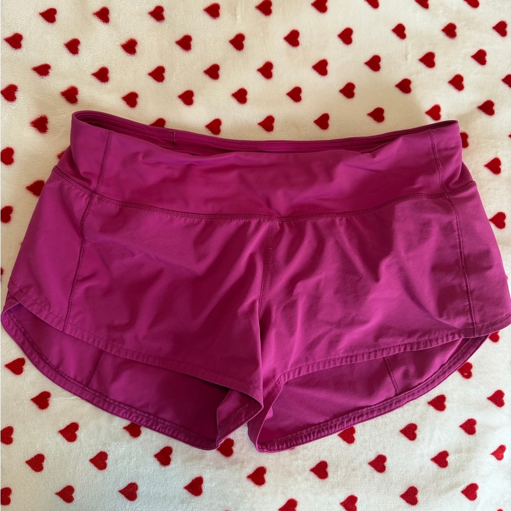 Lululemon Speed Up Magenta Pink 2.5 inch